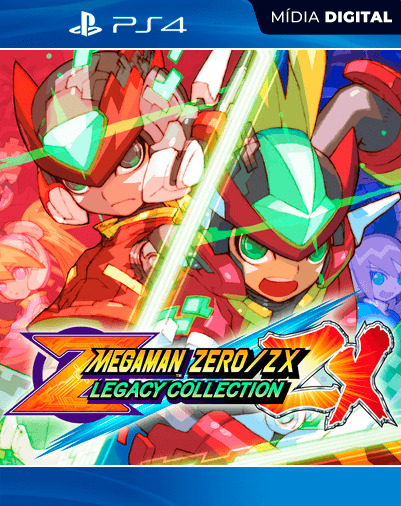 Mega Man Zero/ZX Legacy Collection – PS4 – Mídia Digital