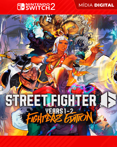 Street Fighter 6 Years 1-2 Fighters Edition – Nintendo Switch 2 – Mídia Digital