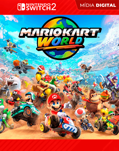 Mario Kart World – Nintendo Switch 2 – Mídia Digital