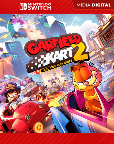 Garfield Kart 2 – All You Can Drift – Nintendo Switch – Mídia Digital