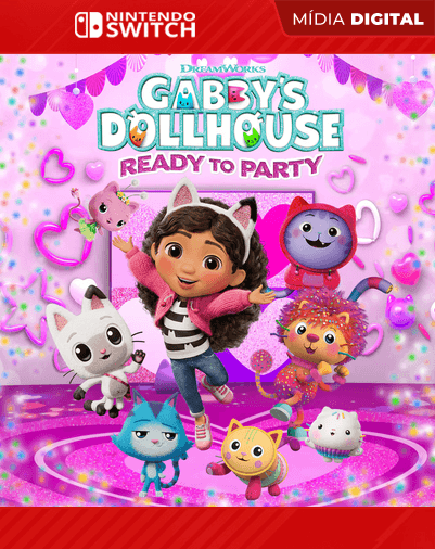 DreamWorks A Casa Mágica da Gabby: Prontos para Festa – Nintendo Switch – Mídia Digital