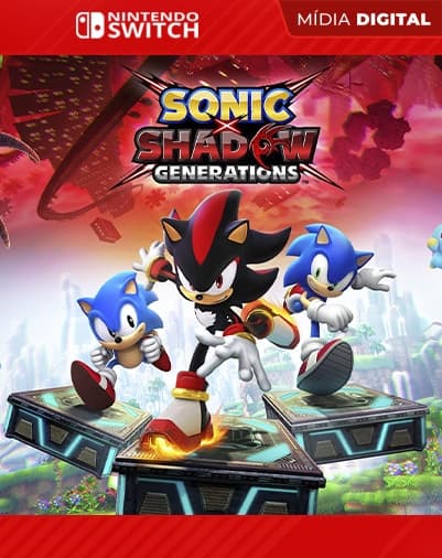 SONIC X SHADOW GENERATIONS – Nintendo Switch – Mídia Digital