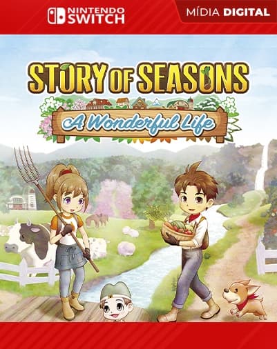 STORY OF SEASONS: A Wonderful Life – Nintendo Switch – Mídia Digital