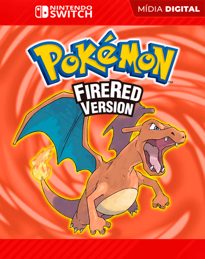 Pokémon FireRed Version – Nintendo Switch – Mídia Digital