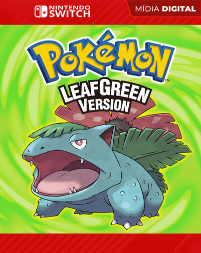 Pokémon LeafGreen Version – Nintendo Switch – Mídia Digital