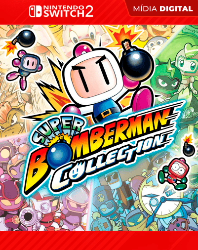 SUPER BOMBERMAN COLLECTION – Nintendo Switch 2 – Mídia Digital