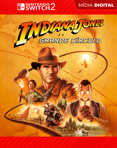 Indiana Jones e o Grande Círculo – Nintendo Switch 2 – Mídia Digital