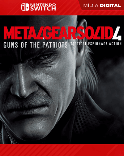 METAL GEAR SOLID 4: Guns of the Patriots – Master Collection Version – Nintendo Switch – Mídia Digital
