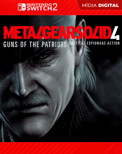 METAL GEAR SOLID 4: Guns of the Patriots – Master Collection Version – Nintendo Switch 2 – Mídia Digital
