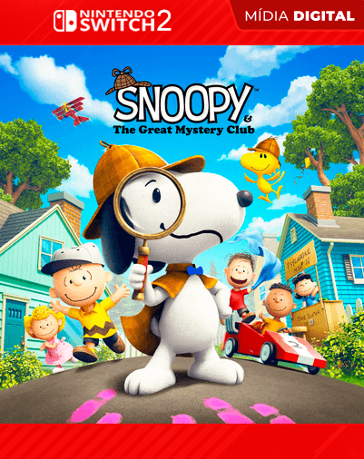 Snoopy & The Great Mystery Club – Nintendo Switch 2 – Mídia Digital