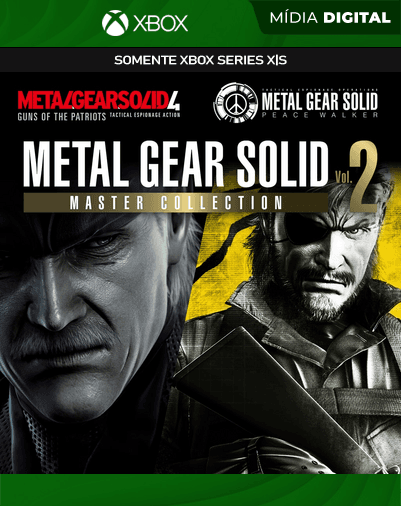 METAL GEAR SOLID: MASTER COLLECTION Vol.2 – Xbox Series XS – Mídia Digital