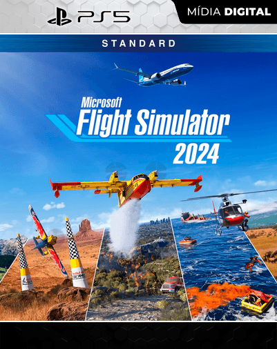 Microsoft Flight Simulator 2024 – PS5 – Mídia Digital