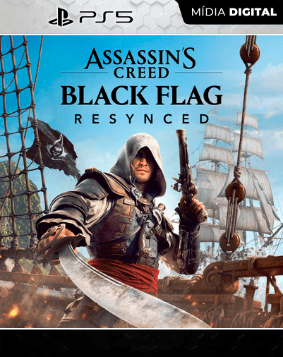Assassin’s Creed Black Flag Resynced – PS5 – Mídia Digital