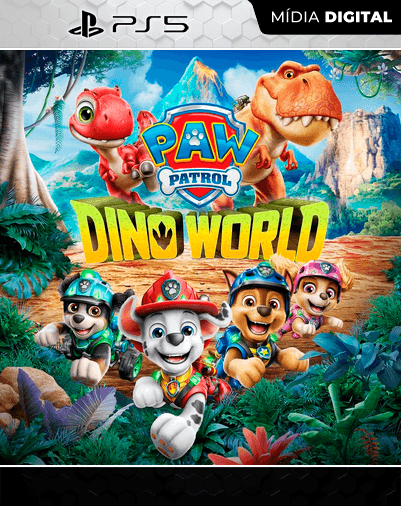 Patrulha Canina – O Mundo dos Dinossauros – PS5 – Mídia Digital