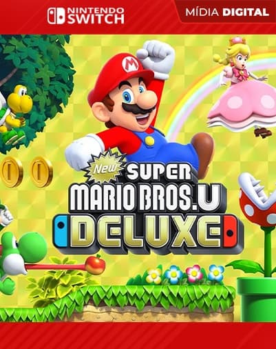 New Super Mario Bros. U Deluxe – Nintendo Switch – Mídia Digital