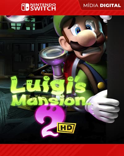 Luigi’s Mansion 2 HD – Nintendo Switch – Mídia Digital