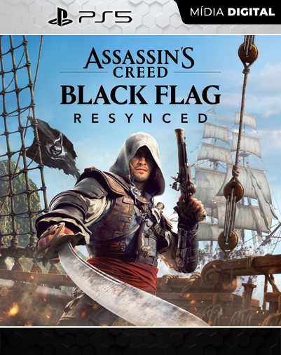 Assassin's Creed Black Flag Resynced - PS5 - Mídia Digital