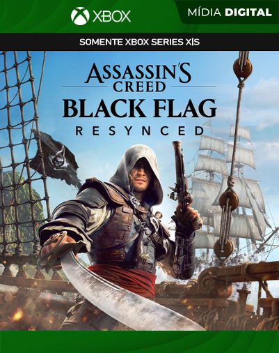 Assassin's Creed Black Flag Resynced - Xbox Series XS - Mídia Digital