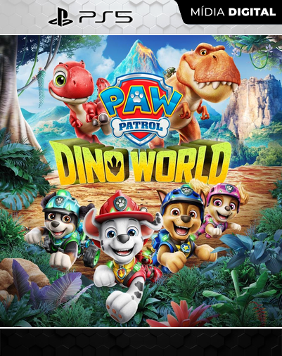 Patrulha Canina - O Mundo dos Dinossauros - PS5 - Mídia Digital