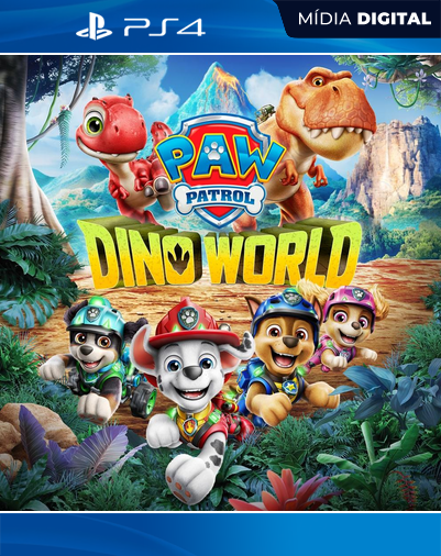 Patrulha Canina - O Mundo dos Dinossauros - PS4 - Mídia Digital